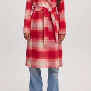ISO...Noize KATJA Red Check Women's Coat